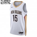 Maillot NBA New Orleans Pelicans Jose Alvarado 15 Nike 2022-23 Association Edition Blanc Swingman - Enfant